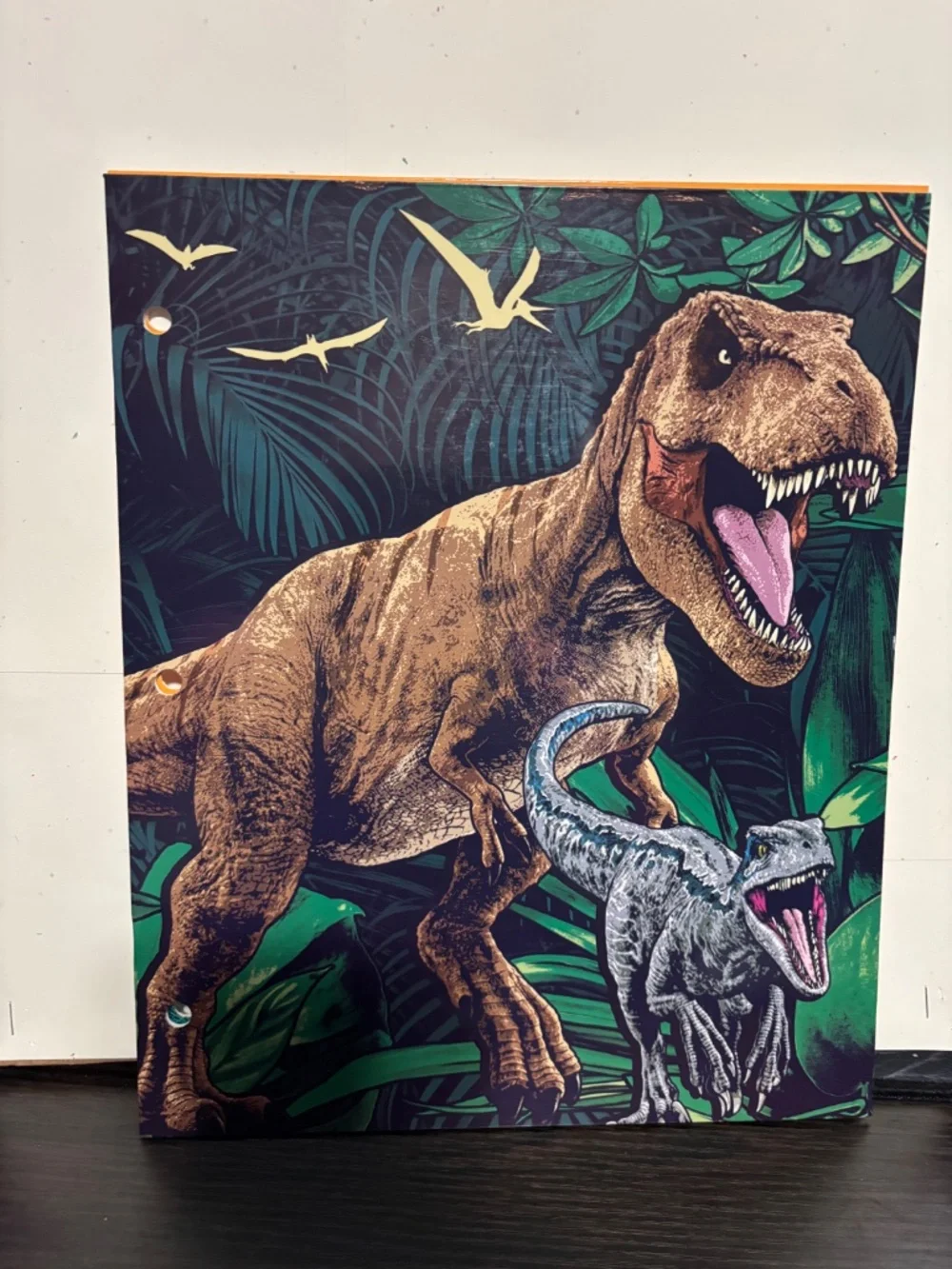 Jurassic park folders x 2